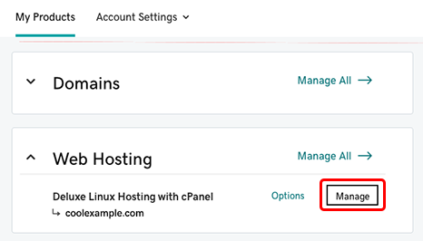 how to switch to HTTPS GoDaddy step 1